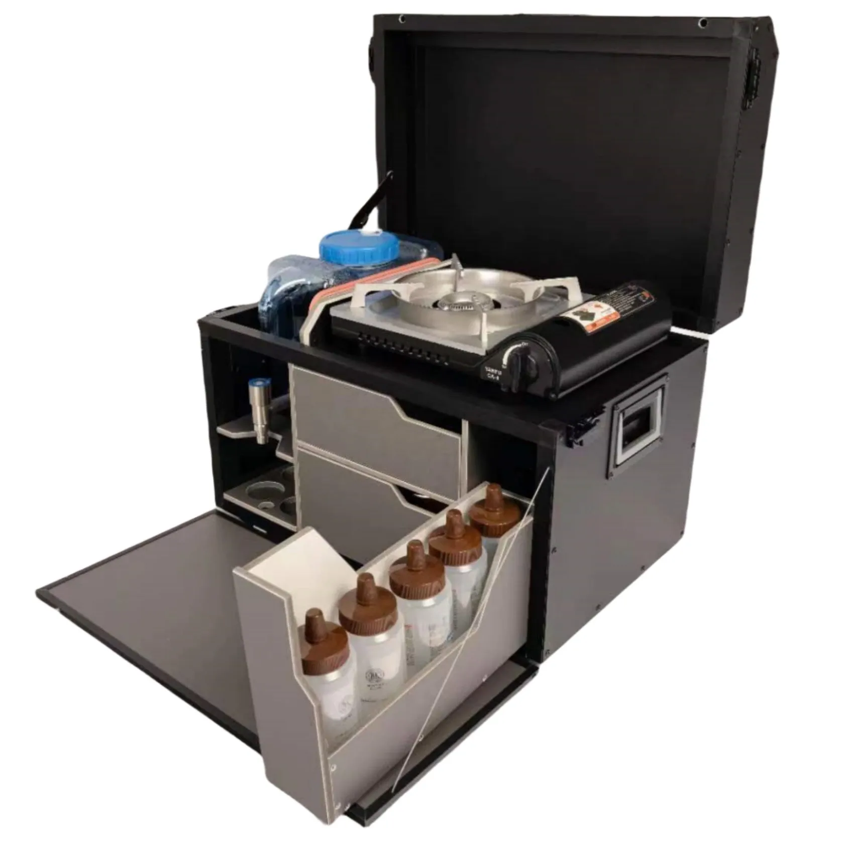 ALL-IN-ONE Aluminium Camping Kitchen Box For Outdoor Cooking