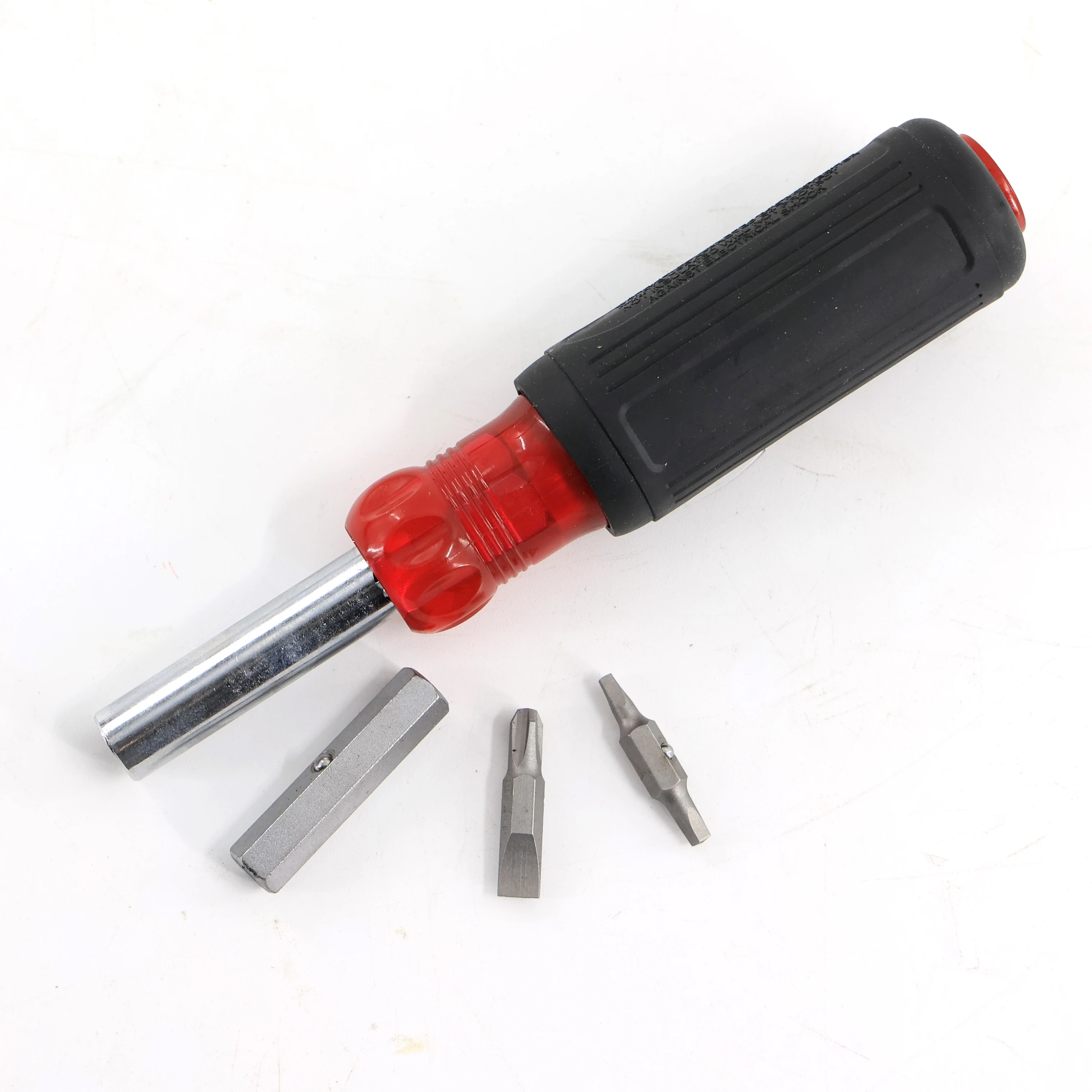 Multi-function Chrome 12 in 1 Phillips Flat Head Screwdriver CRV Multi Bit Tool Screwdriver