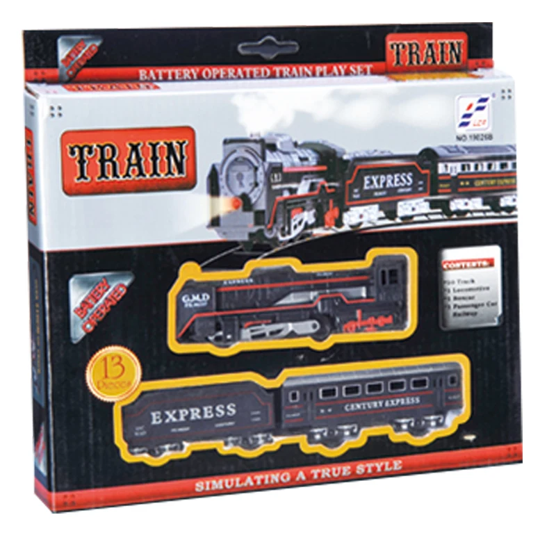 Оптовая продажа 2020, пластиковая модель электрического железнодорожного поезда, Детские Классические игрушки