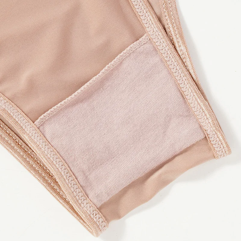 High Waist Cincher Girdle Shaper Thong For Women Plus Size Skin Friendly Tummy Control Panty Slimmer Body Shaper