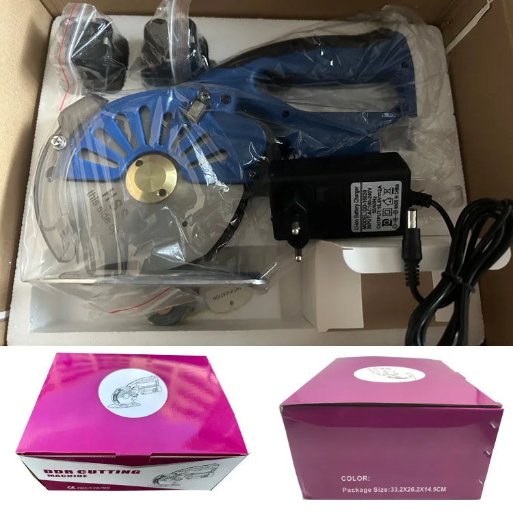 Adjustable Speed Electric Direct Drive Servo Round Knife Cloth Cutting Machine for Multilayer Fabric