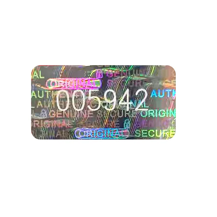 Track and Verify Hologram Stickers with Unique Serial Numbers