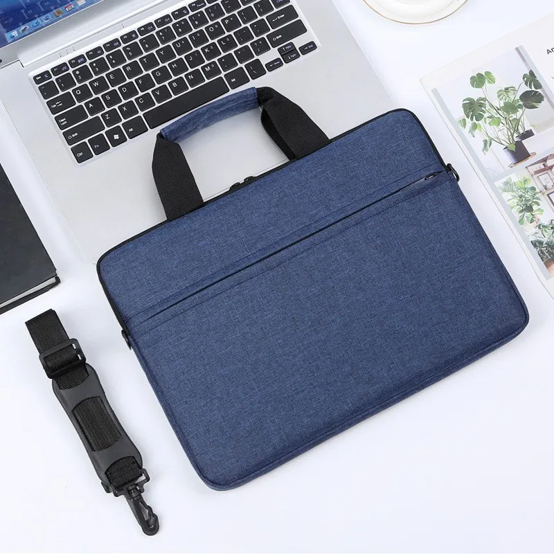 Custom Logo Laptop Shoulder Messenger Bag Notebook Pouch Business Briefcase Computer Handbag Laptop Bag for Macbook Pro Case