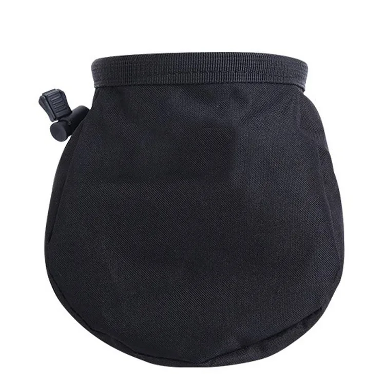 Chalk Bag With Chalk Ball, Belt, Carabiner Clip And Zippered Pockets For Climbing, Gymnastics, Cross Fit and Lifting