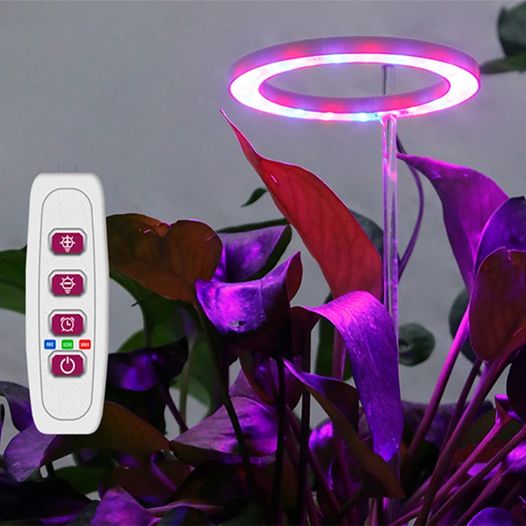 New Led Plant Growth Light Full Spectrum Indoor Angel Ring Plant Light Home Succulent Flower Grow Light 5v