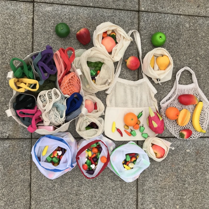 Ecology eco friendly  String Net Bag Fruits Vegetable bag