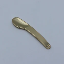 60mm Gold Metal eye face mini cream cosmetic spatulas