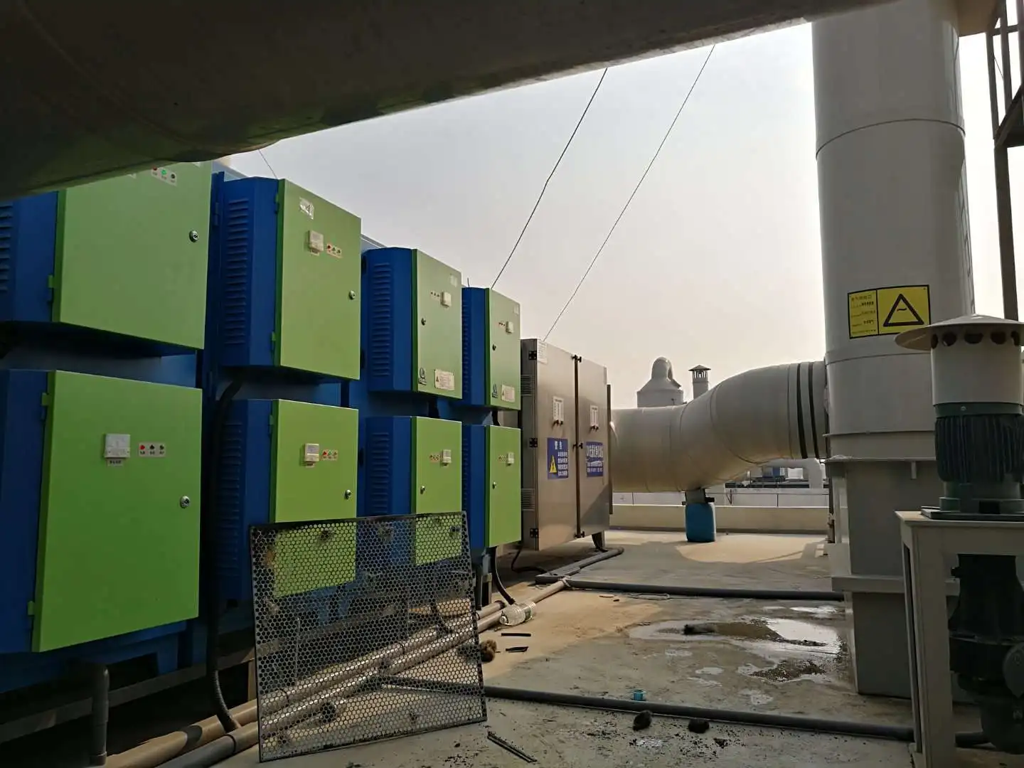 electrostatic cells ESP filter coffee roaster smoke filter industrial barbecue shop oil fume purifier