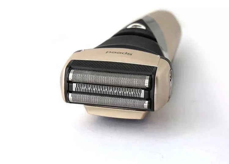 Kemei KM-8102 перезаряжаемая аккумуляторная электробритва для мужчин с двойным лезвием возвратно-поступательным движением моющиеся триммер бороды бритва уход за