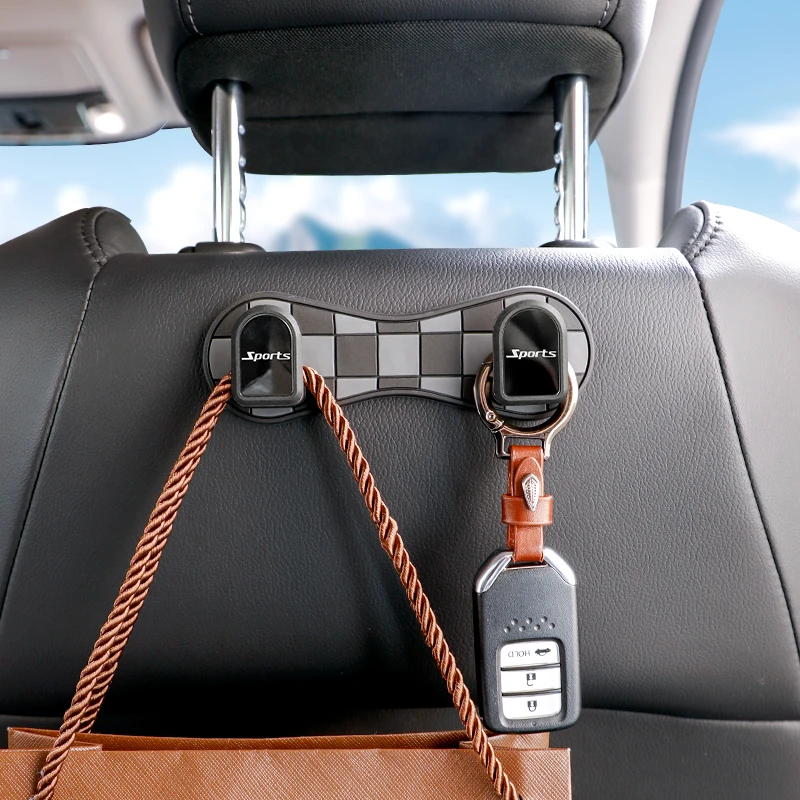 Car Hangers for Seat Multifunctional Bag Hook Car Seat Back Storage Hook Accessories Car Hooks for Headrest