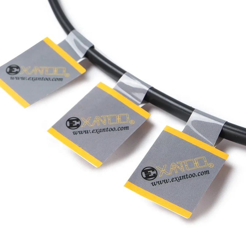 Custom printing waterproof adhesive vinyl power cable label sticker power line phase sequence labels Line label sticker logo