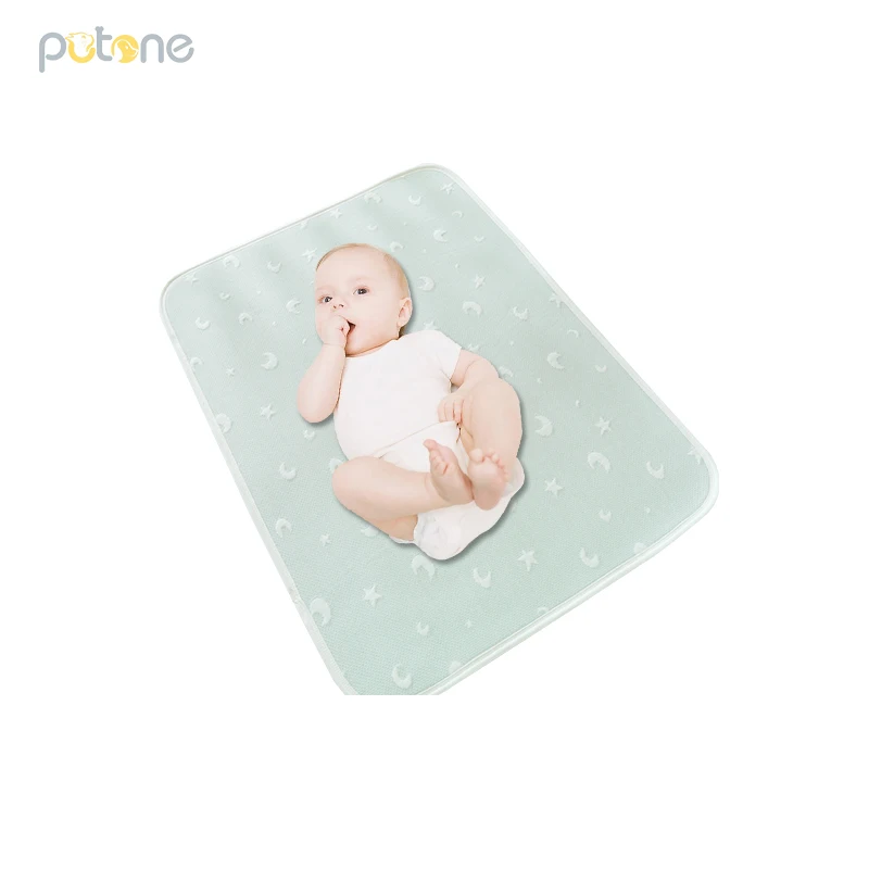 
15 years experience factory cotton washable baby changing mat reusable baby urine pad instantly absorbent baby changing pad 