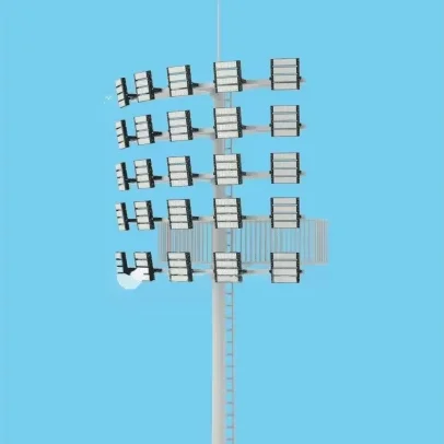 Высокоэффективная Высокая мачтовая лампа высотой 15-40 м высокая мачта для спортивных стадионов