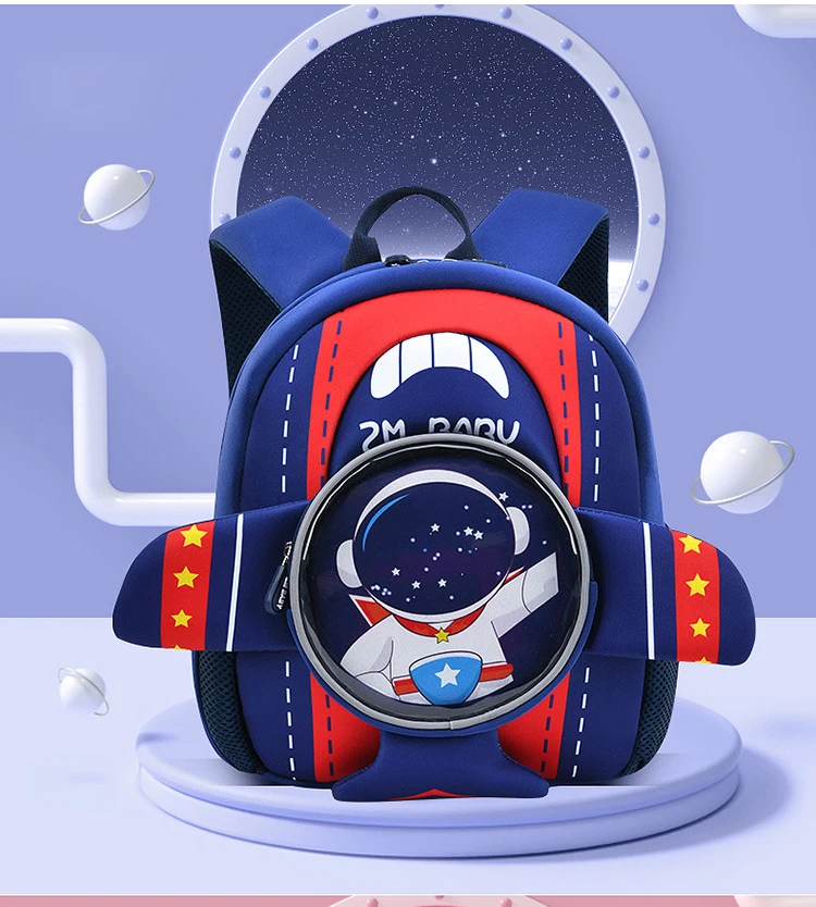 custom cartoon kids backpack high-capacity school backpack for period children boys and girls