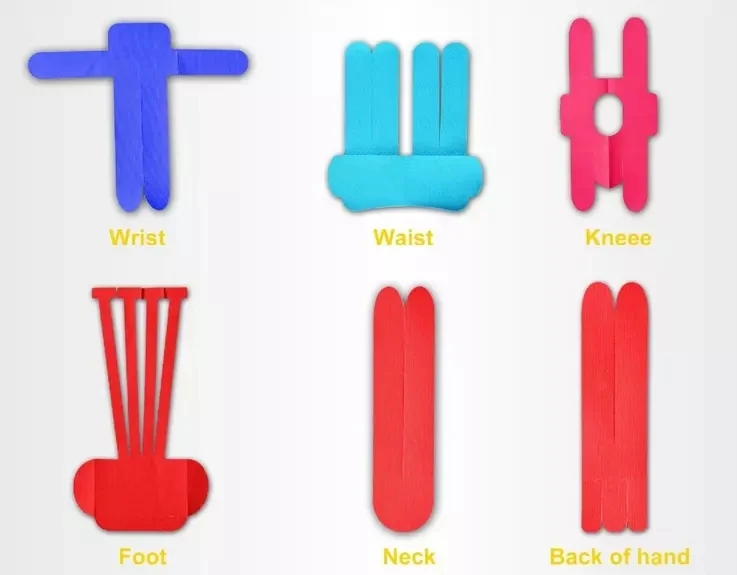 wholesale 5cm*5m Elastic Adhesive Tape bandage Muscle Supportive Sports football Kinesiology tape