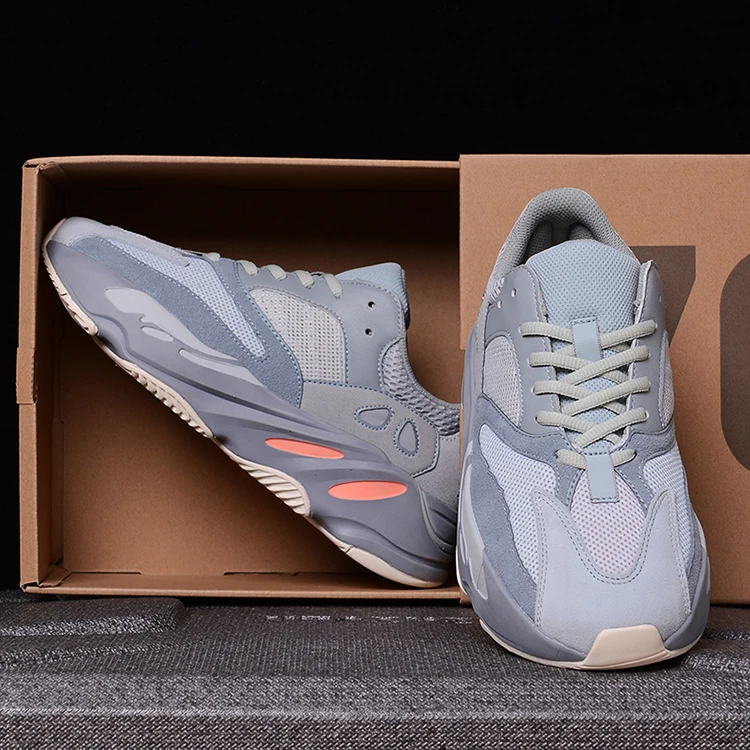  Оригинальный Роскошный 1:1 качество сечением для кроссовок Yeezy 700 v1Sun Putian производитель мужские США оптовая продажа; Повседневная женская