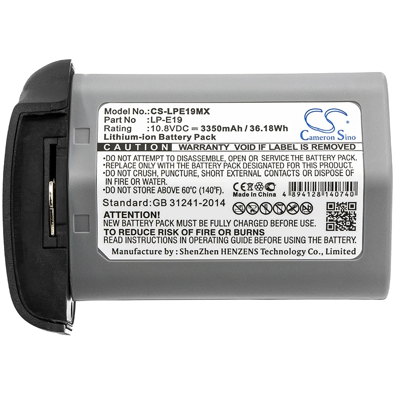  Камера Аккумулятор LP-E19 для Canon 1D Mark 3 4 IV Замена Беспроводная перезаряжаемая батарея камеры высокого