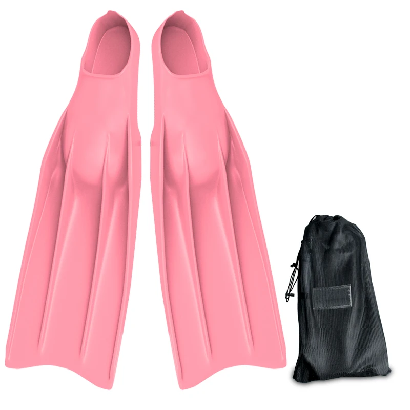 New Arrival Free Diving Fins Bodyboard Training Fins Full Pocket Flipper Foot Pocke Diving scuba Long Fins