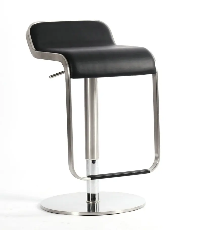 Simple style lapalma Lem aluminium italian leather PU bar stools bar chair home bar