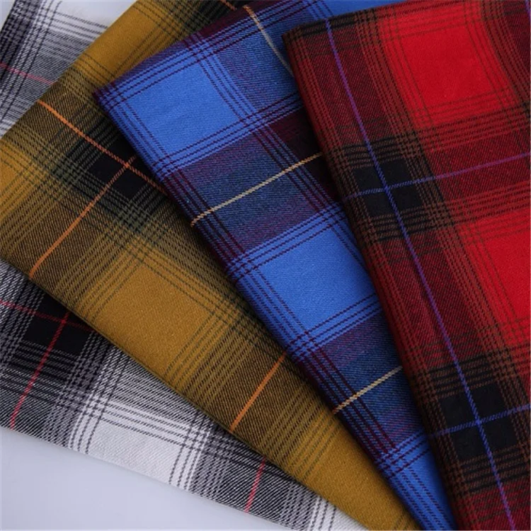 Wholesale Yarn Dyed 100% Cotton Chambray Fabric yarn dyed check fabric