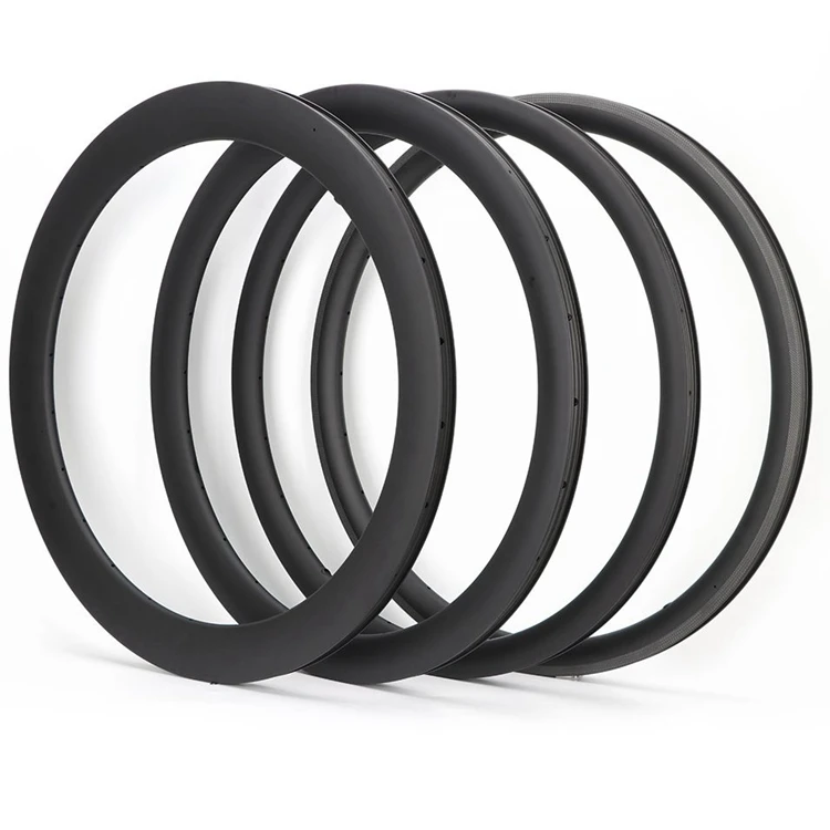 full carbon fiber bike rim 700C V brake 38/50/60mm height road bicycle rim bike parts