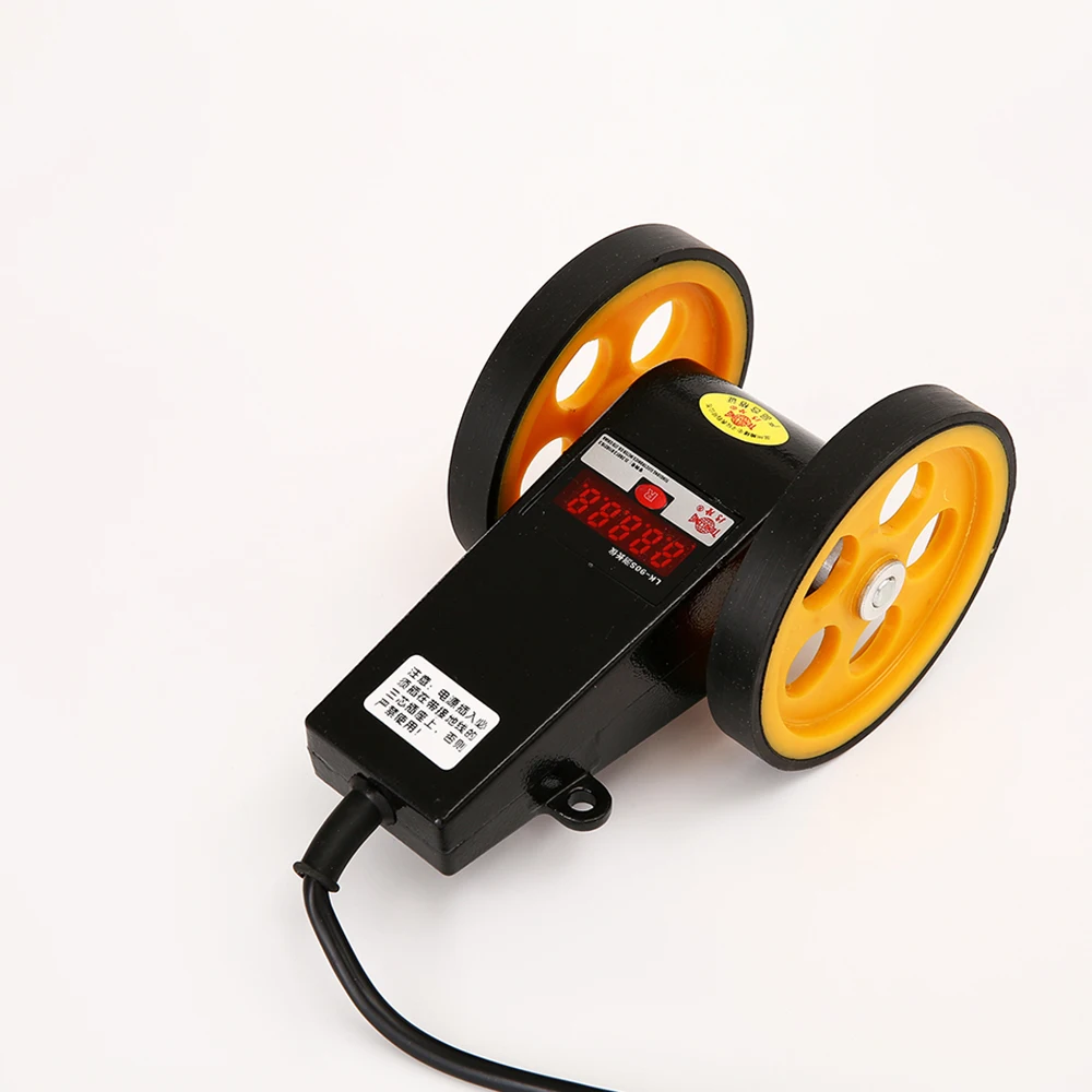 China warehouse 5 digits LED fabric cable length measuring meter counter