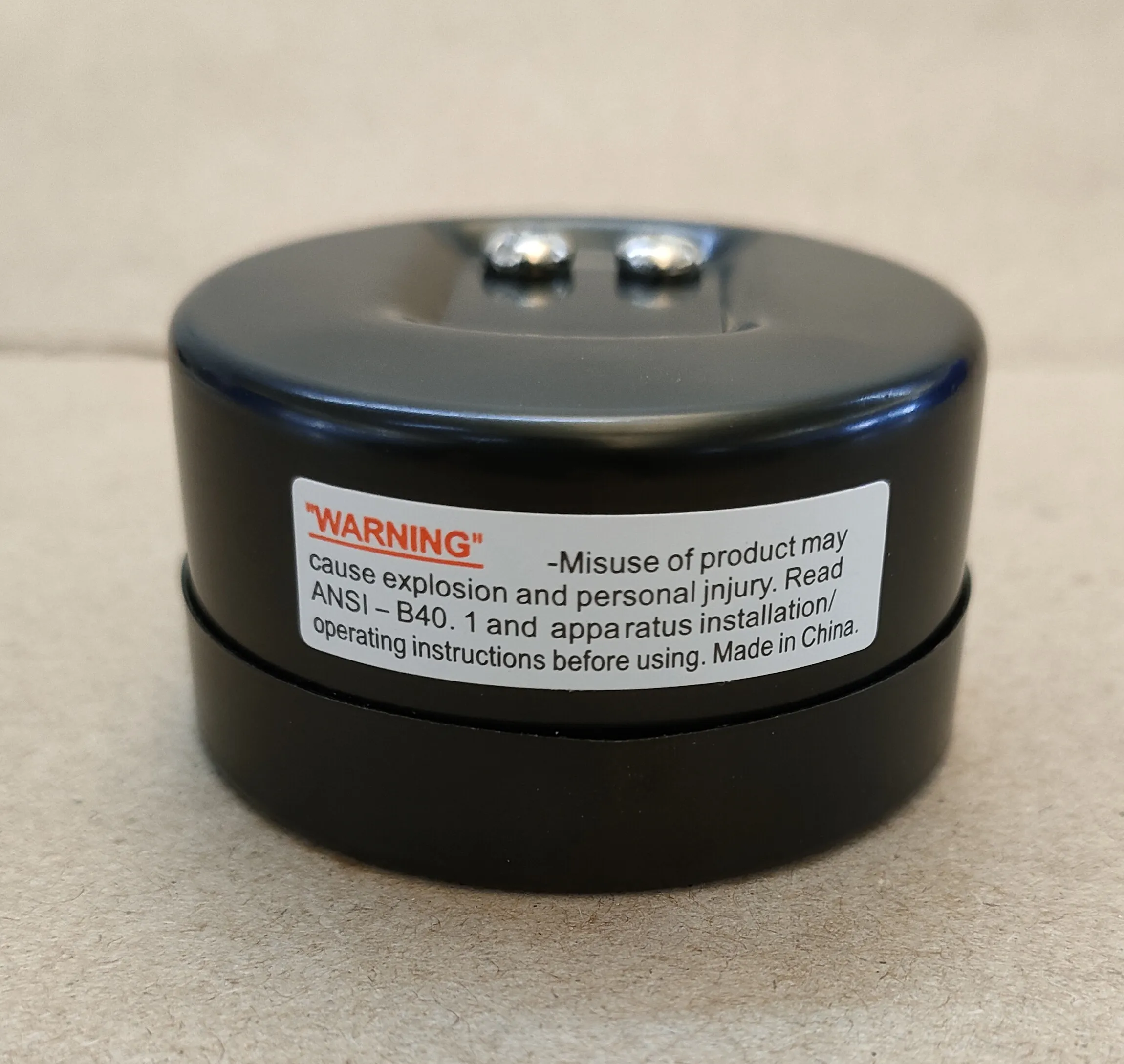 New Design Easy To Read Clear aluminum Pointer air pressure gauge