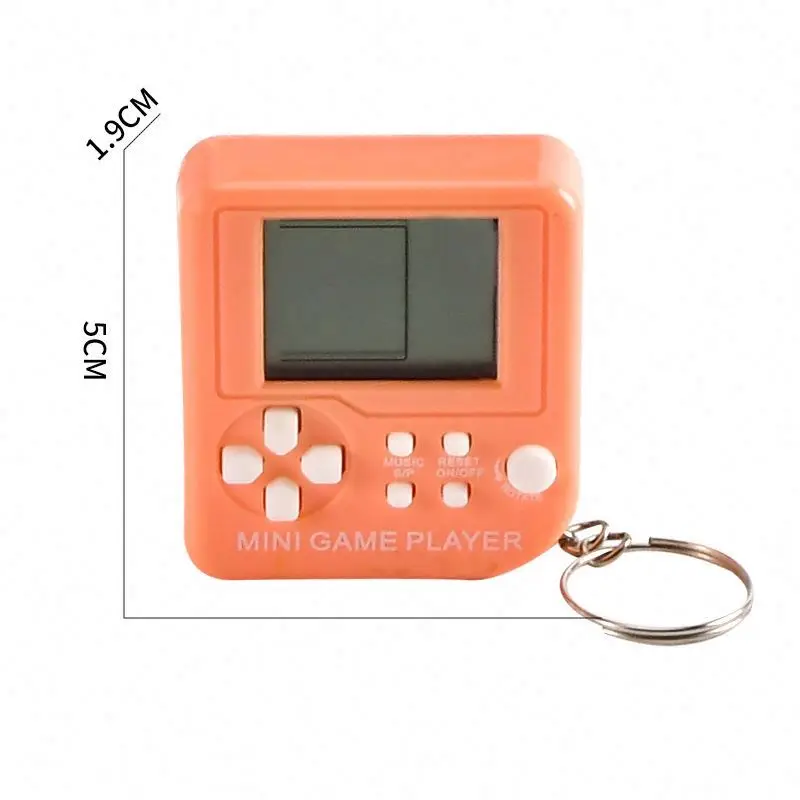 Cute Many Colors Mini Children Retro Nostalgic Toys Stand Alone Handheld Game Console Game Console Keychain