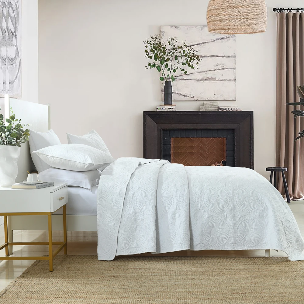 Cotton Quilts Bedspread Set Bedding Made In China Coverlet for Bedroom Wholesale Quilt Set Lightweight