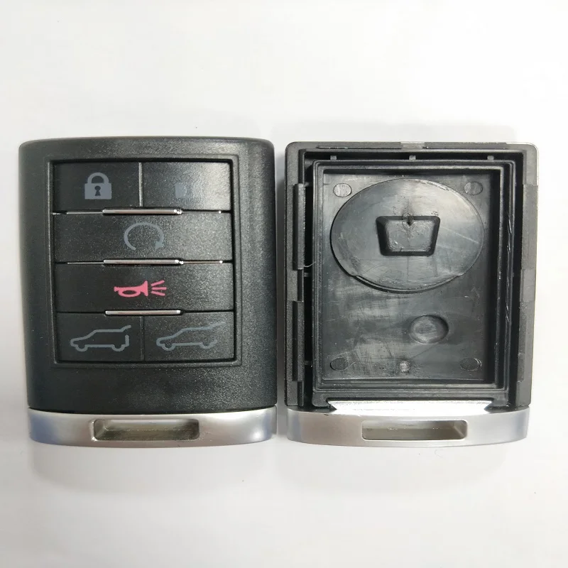 Smart Replacement Shell Remote Key Case For C-adillac ATS SRX STS CTS DTS With Insert Blade Battery Holder Optional