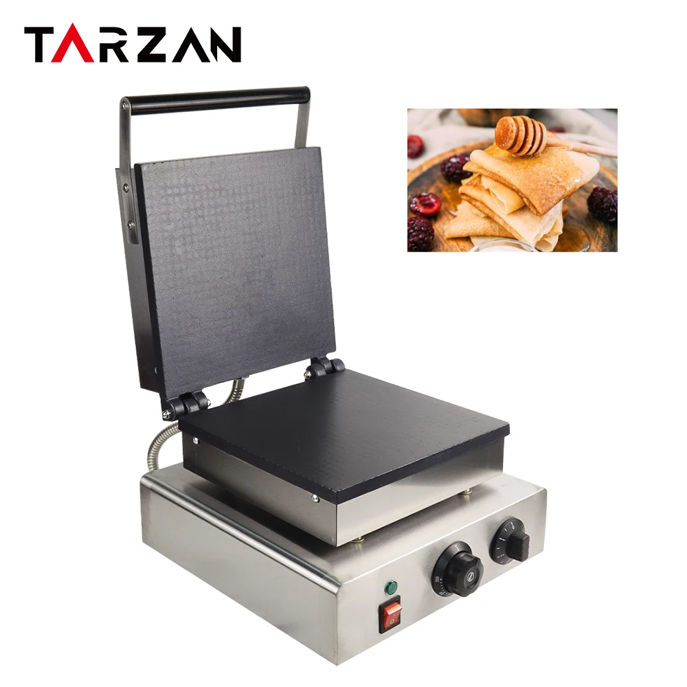 Commercial Cast Iron Waffle Cone Maker Non Stick Belgian Waffle Ice Cream Waffle Cone Baker