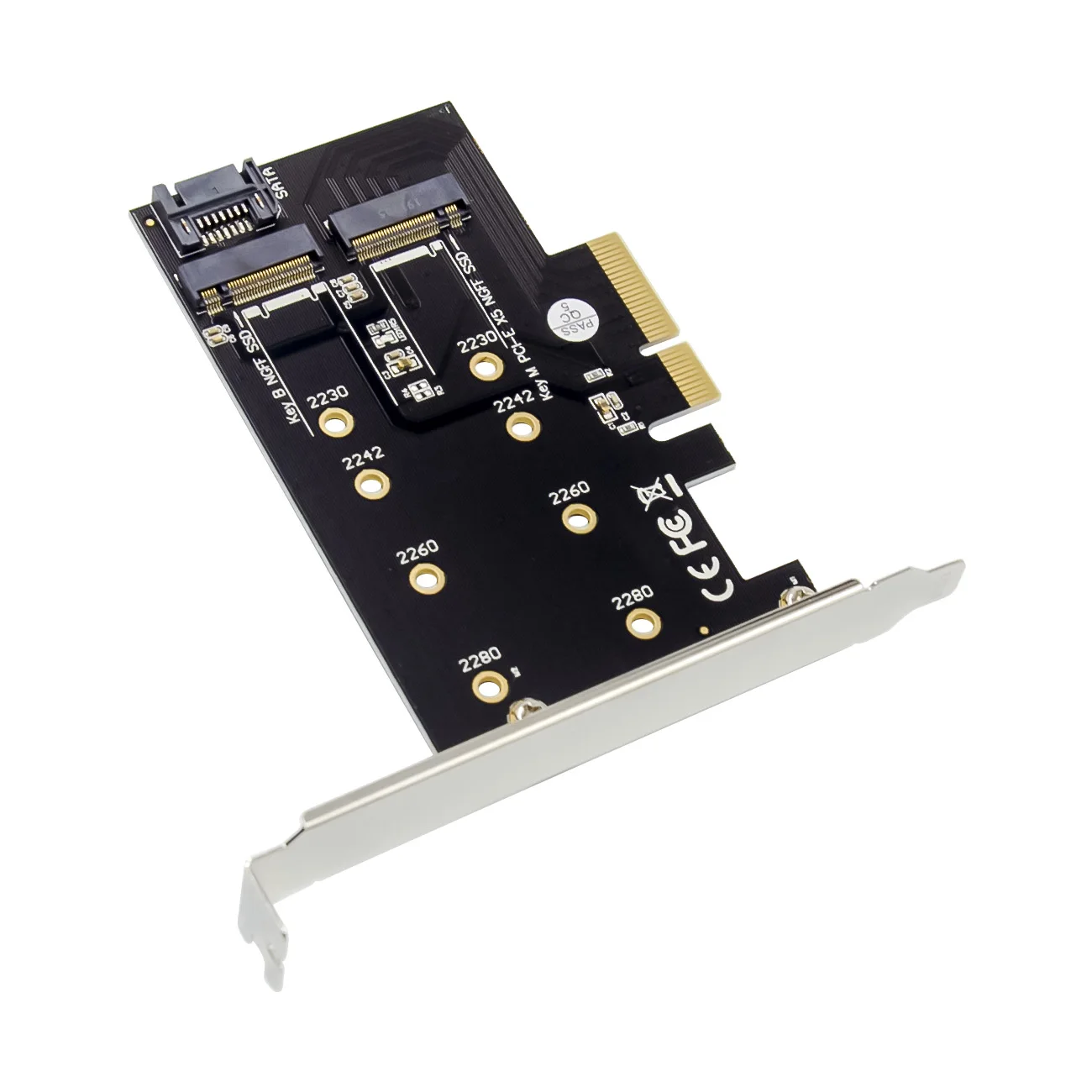 Новинка PCIe x4 M.2 NVMe переходная карта B Ключ M ключ NVME 22110 2280 2260 2242 2230 SSD PCie