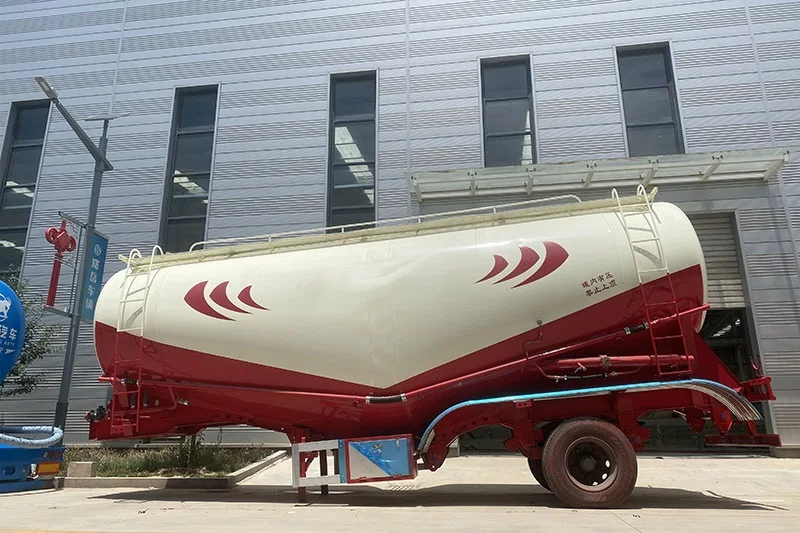 Vehicle Master cement powder tanker transport,bulk cement silo trailer for sale