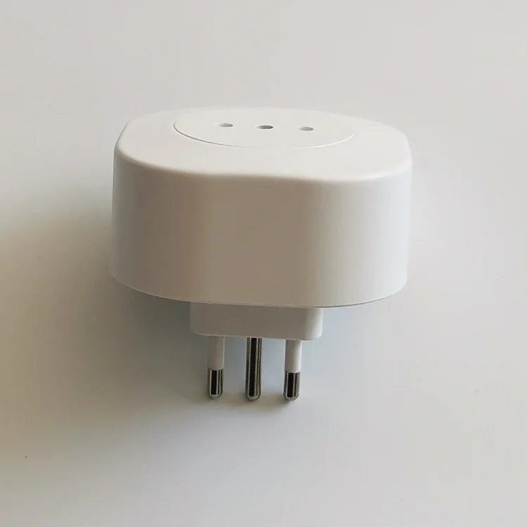 
Tuya Smart Voice Control 3 PIN Italy Plug, Energy Monitoring Italy Socket with Mobile Remote Control 