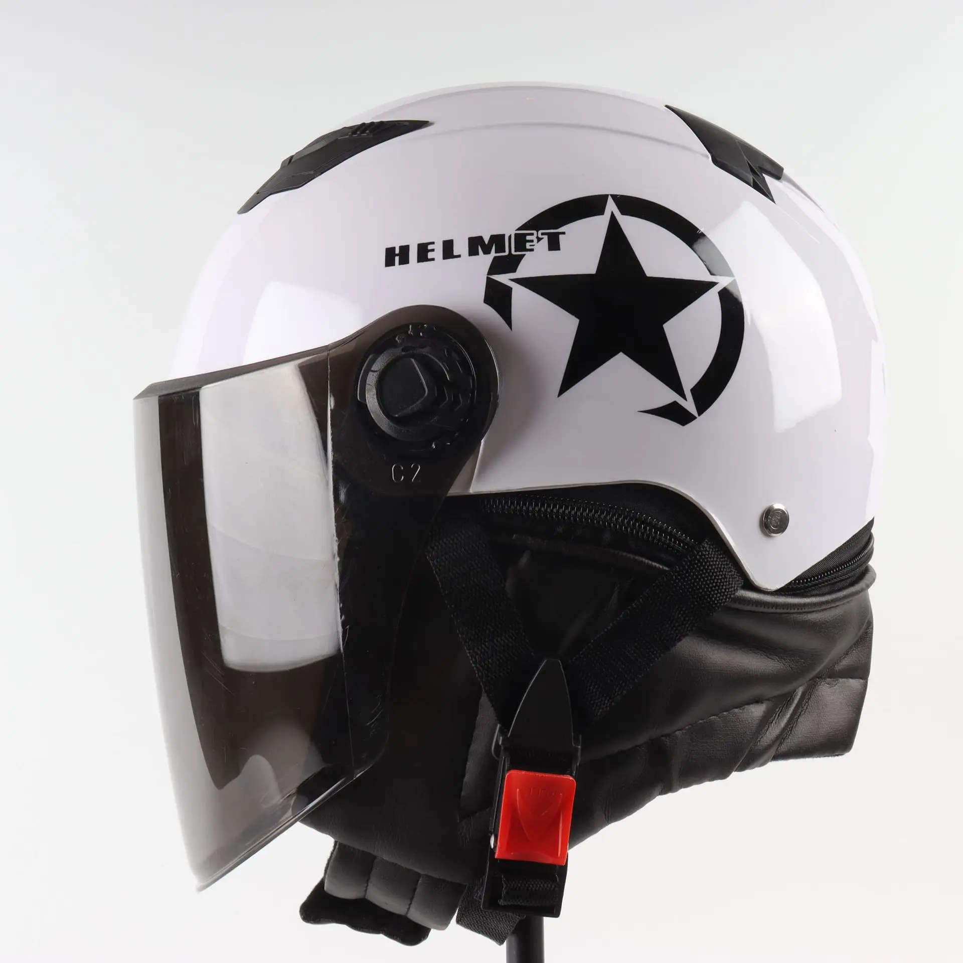 New Innovative Products 2021 Motocross Open Face Helmets Cycling Bicycle Winter Warm Half Face Bike Motorcycle Helmet