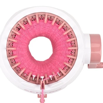 2024 DIY Kids Sock Textile Machine Knitting Needles Knitting Machine 22 Needles Diy Manual Circular Hand Knitting Machine Toy