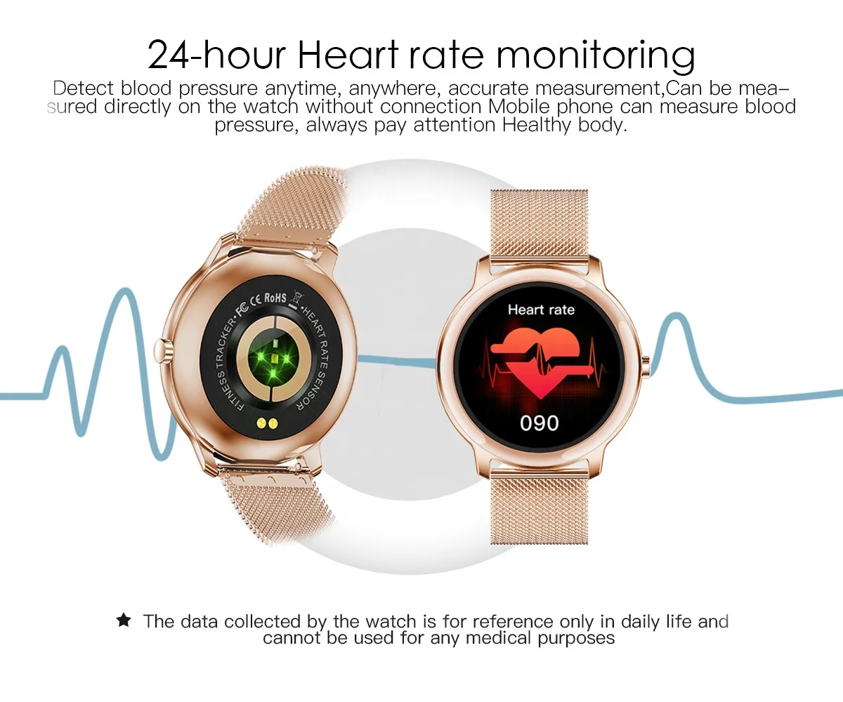 R18 Full Screen1.09 inch Waterproof Smart Watch Blood Pressure Heart Rate Sleep Monitoring Sport Fitness Tracker Bracelet