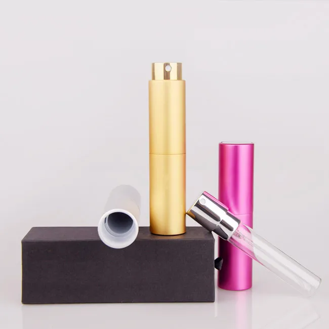 Travel Size Aluminum Refillable Perfume Atomizer for Cosmetic