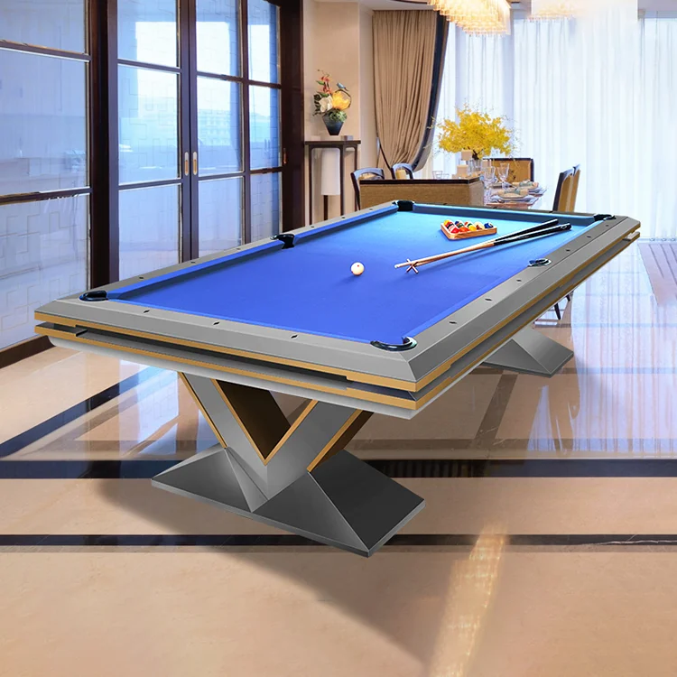 2022 High-end quality unique luxury modern snooker billiard table 7ft 8ft 9ft Solid wood slate pool table