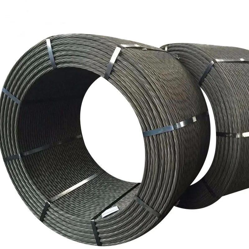 High Tensile Prestressed Concrete Strand Steel Cable 12.7mm PC Strand ASTM Standard Construction Cold Heading