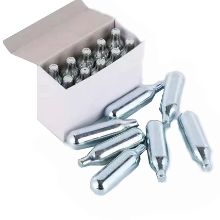 50cc 60cc 100cc CO2 Canisters can vessel canister CO2 threaded cartridge for motorcycle airbag vest