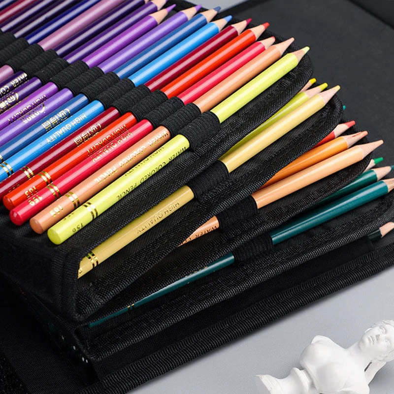customized pencil set bag professional art painting pencil graphite pencil set bag