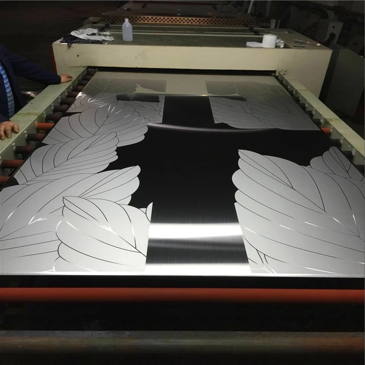 Mirror Metal Panel Sheet  Design Decorative Black Interior Room  Stainless Steel decorative sheets