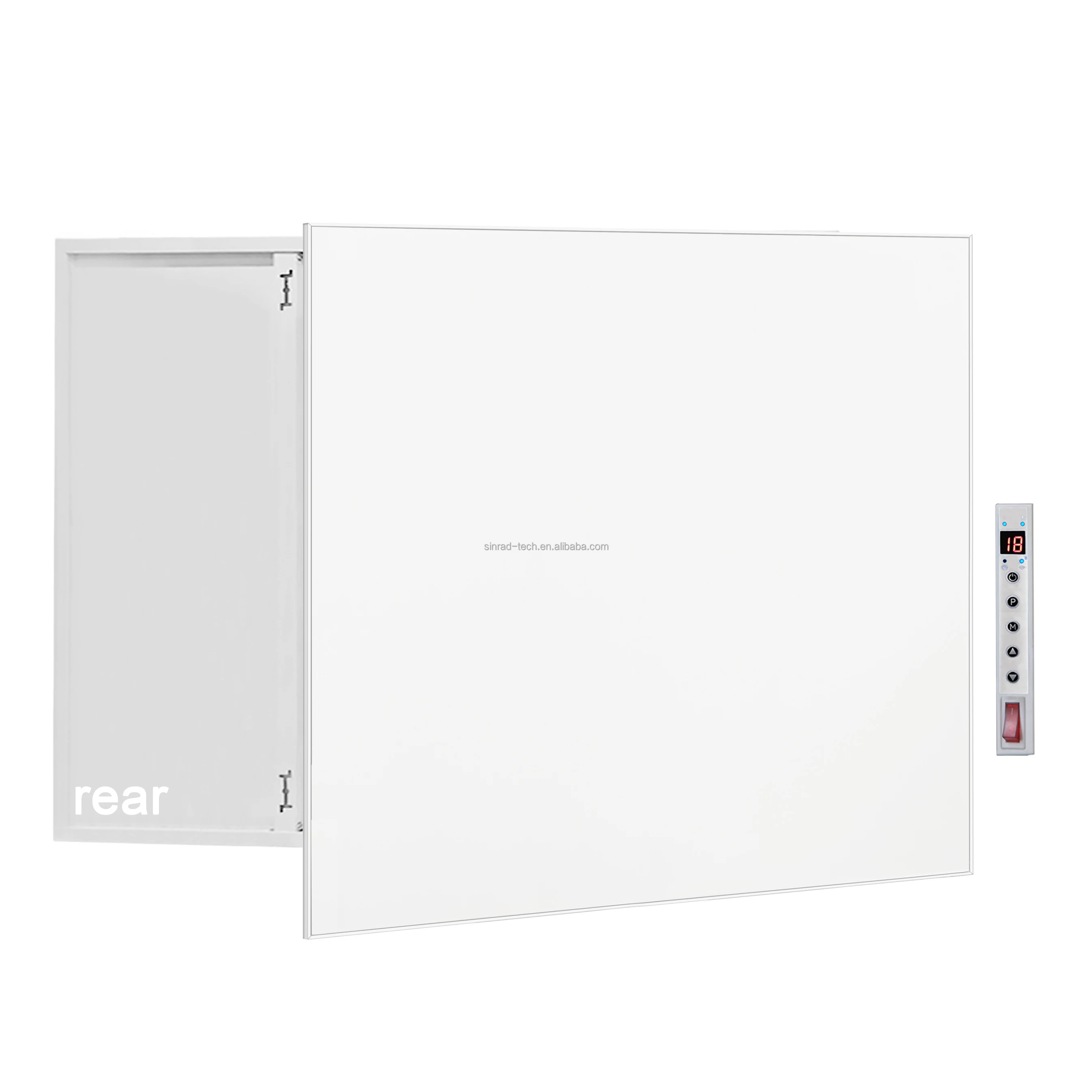 Free standing Electronic control with LCD interface remote controller C036X 360 W infrared radiant Carbon crystal panel heater