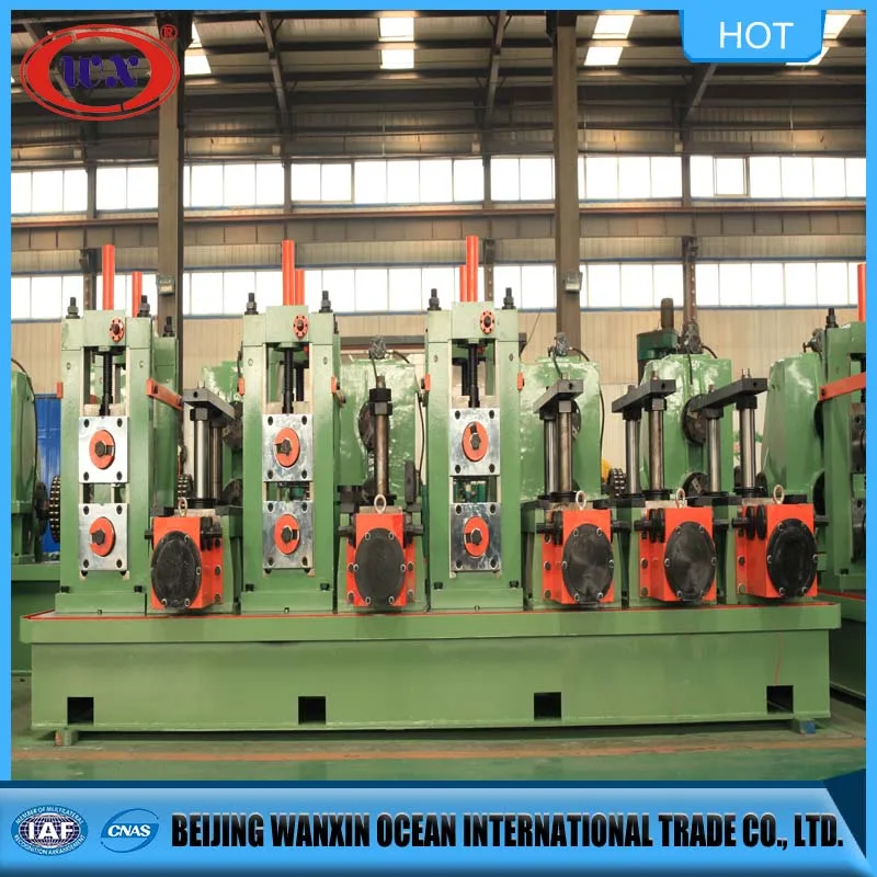 High Frequency Carbon steel material tube making machine iron pipe production line