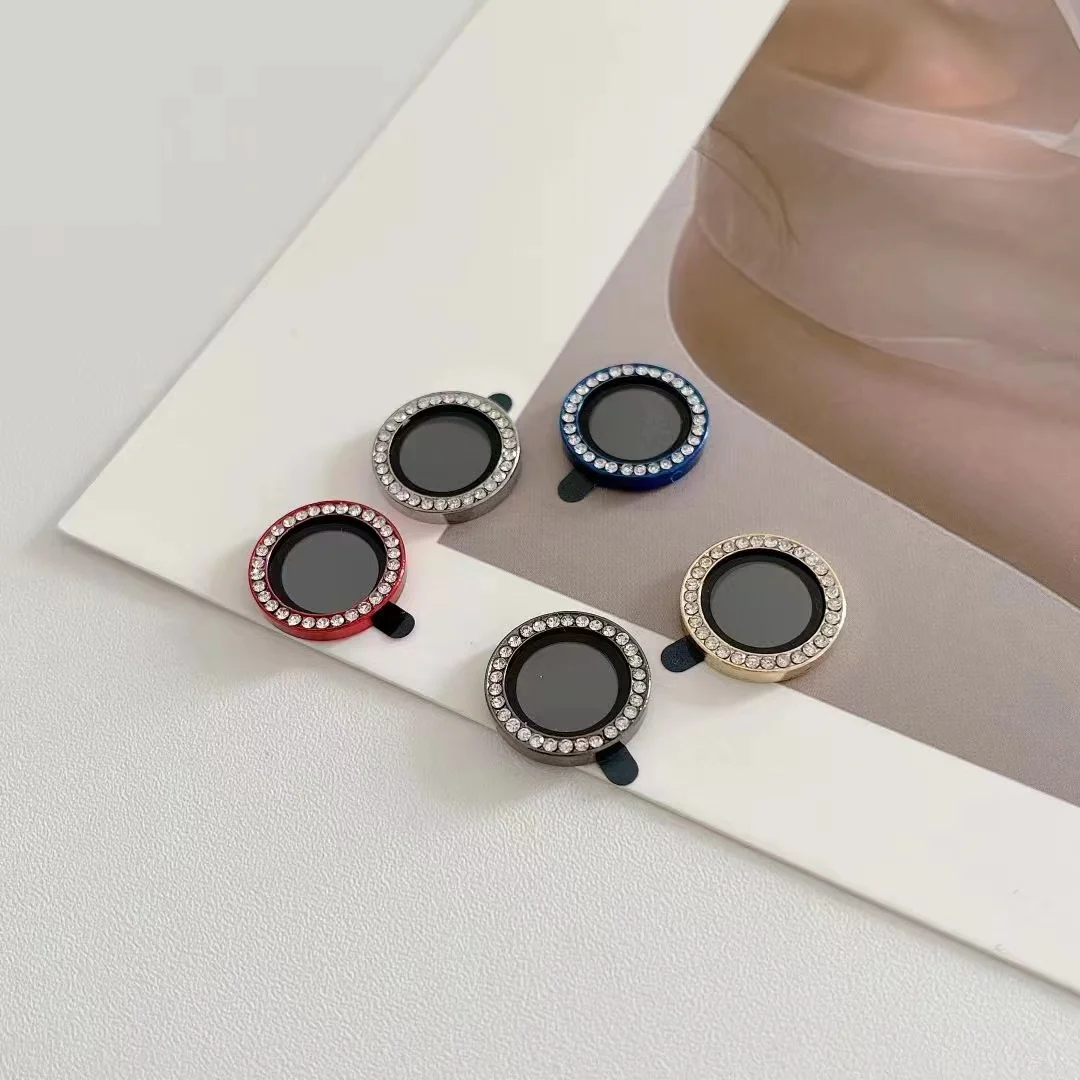 Eagle Eye Diamond Metal Aluminium Lens Cover Luxury Glitter Camera Lens screen Protector For iPhone 14 Pro Max 13 12 11 PRO MINI