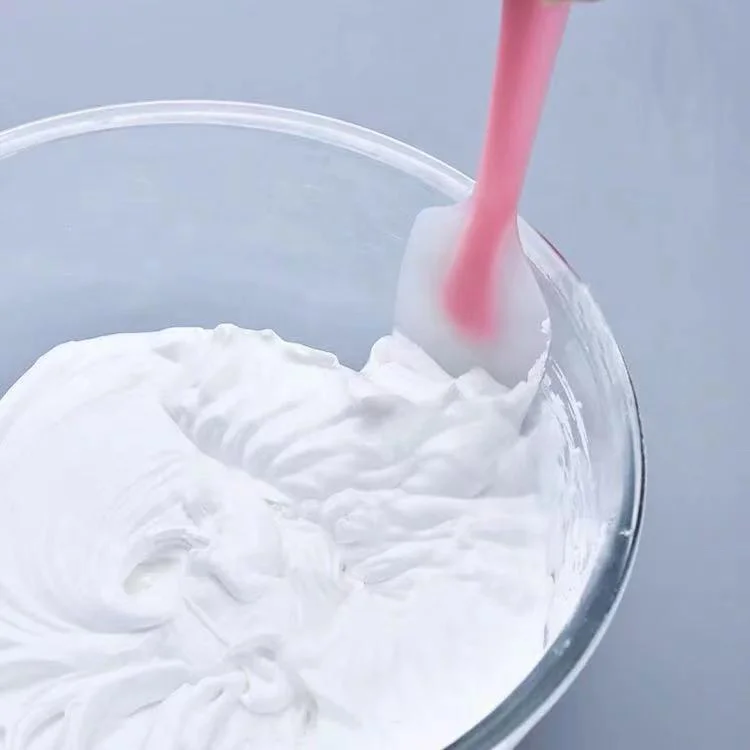 Wholesale Big Size Heat Resistant Silicone Spatula Translucent Cream Butter Scraper Butter Baking Pastry Tools