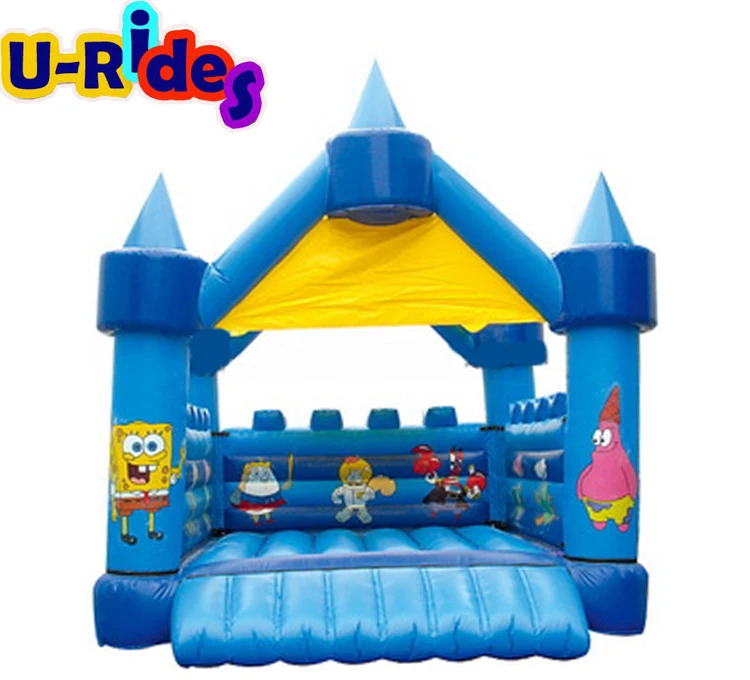 High Quality Wholesale Inflatable Jumping Castle for Kids Black Baby Bouncy House with Printed Logo for Amusement Park