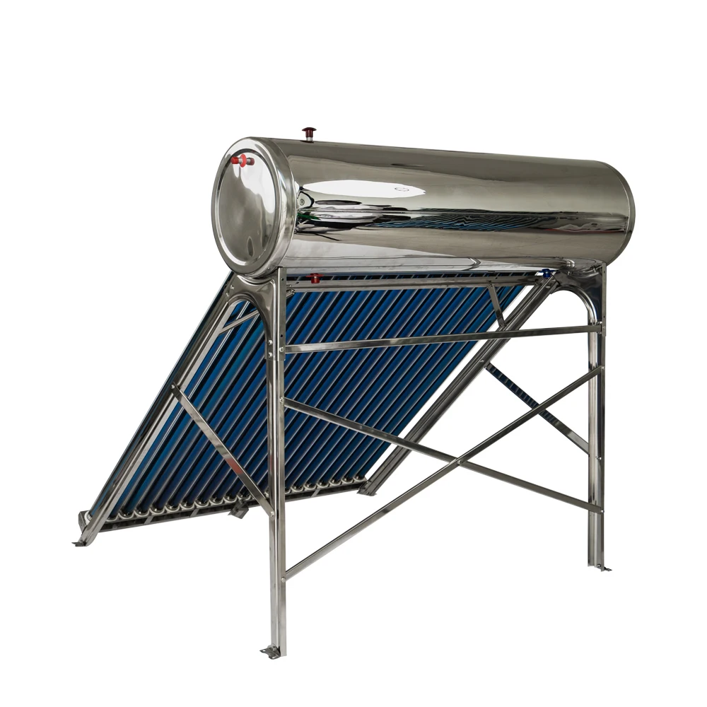 High Quality Rooftop Low Pressure Heat Pipe Metal Solar Water Heater