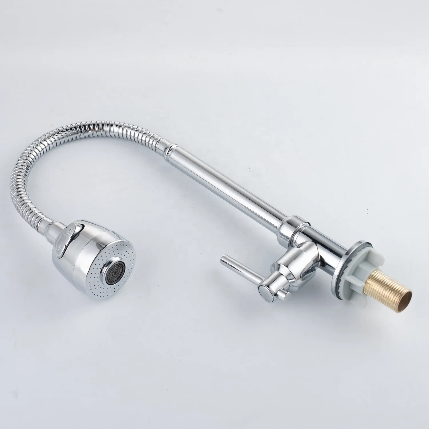 TB-6044 Tengbo Single cold water faucet zinc alloy chrome plated faucet household kitchen universal faucet